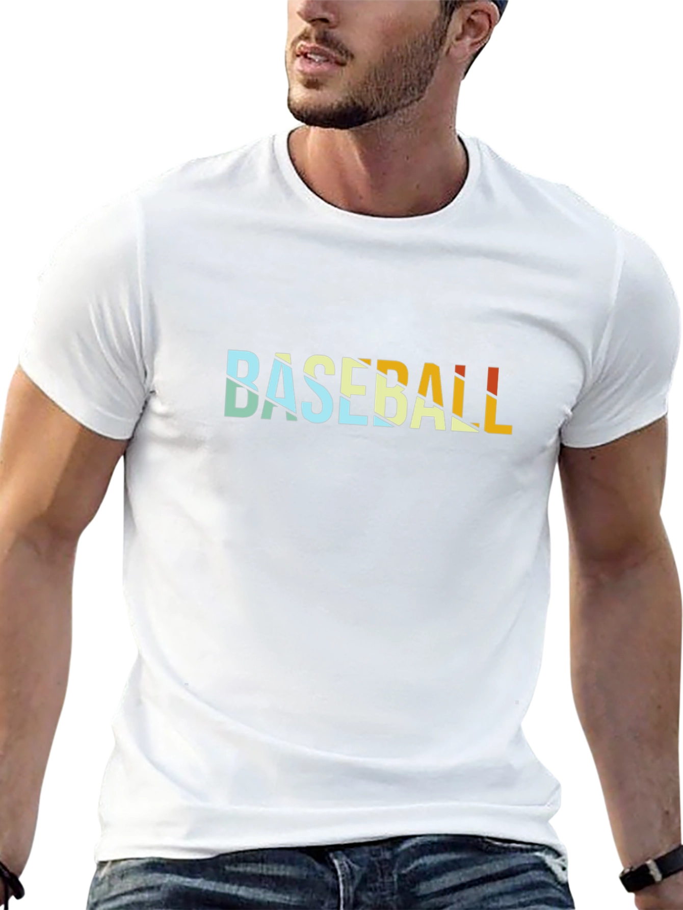 Retro Baseball Graphic T-Shirt