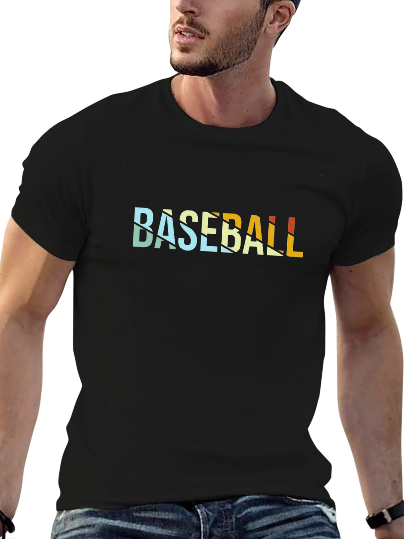 Retro Baseball Graphic T-Shirt