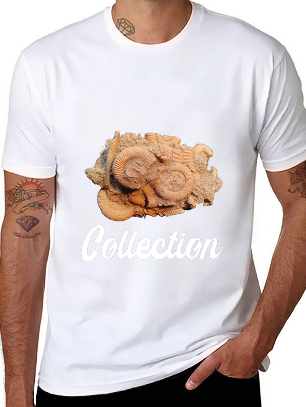 Fossil Collection Black T-Shirt