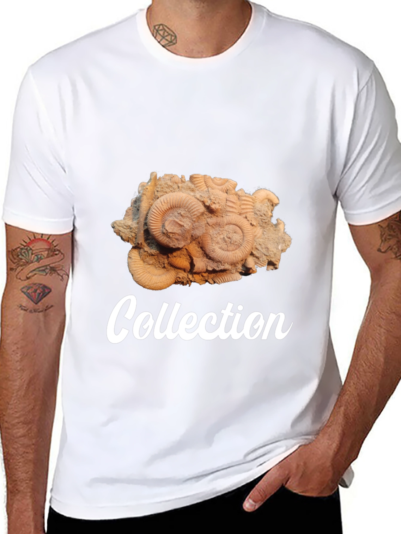 Fossil Collection Black T-Shirt