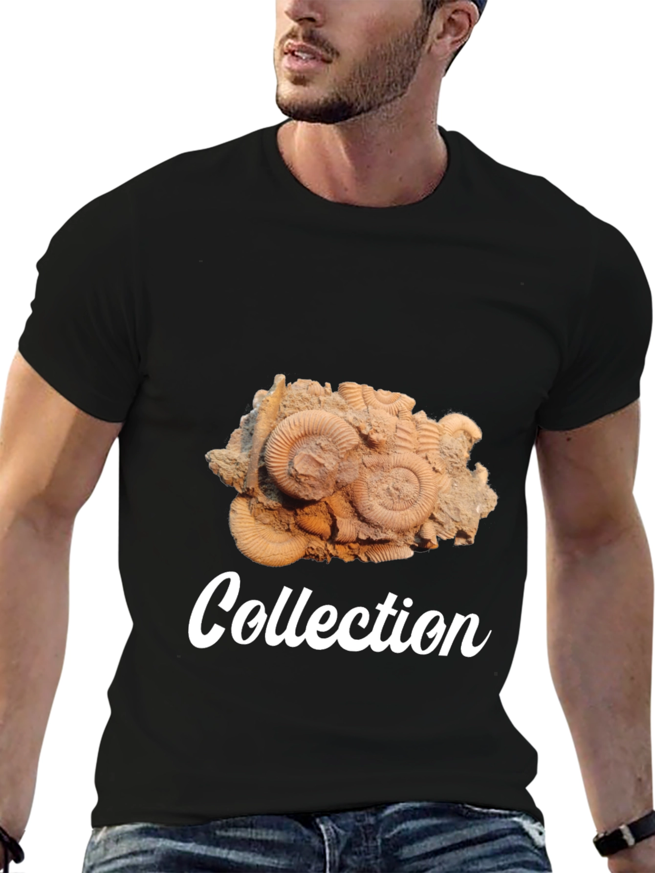 Fossil Collection Black T-Shirt