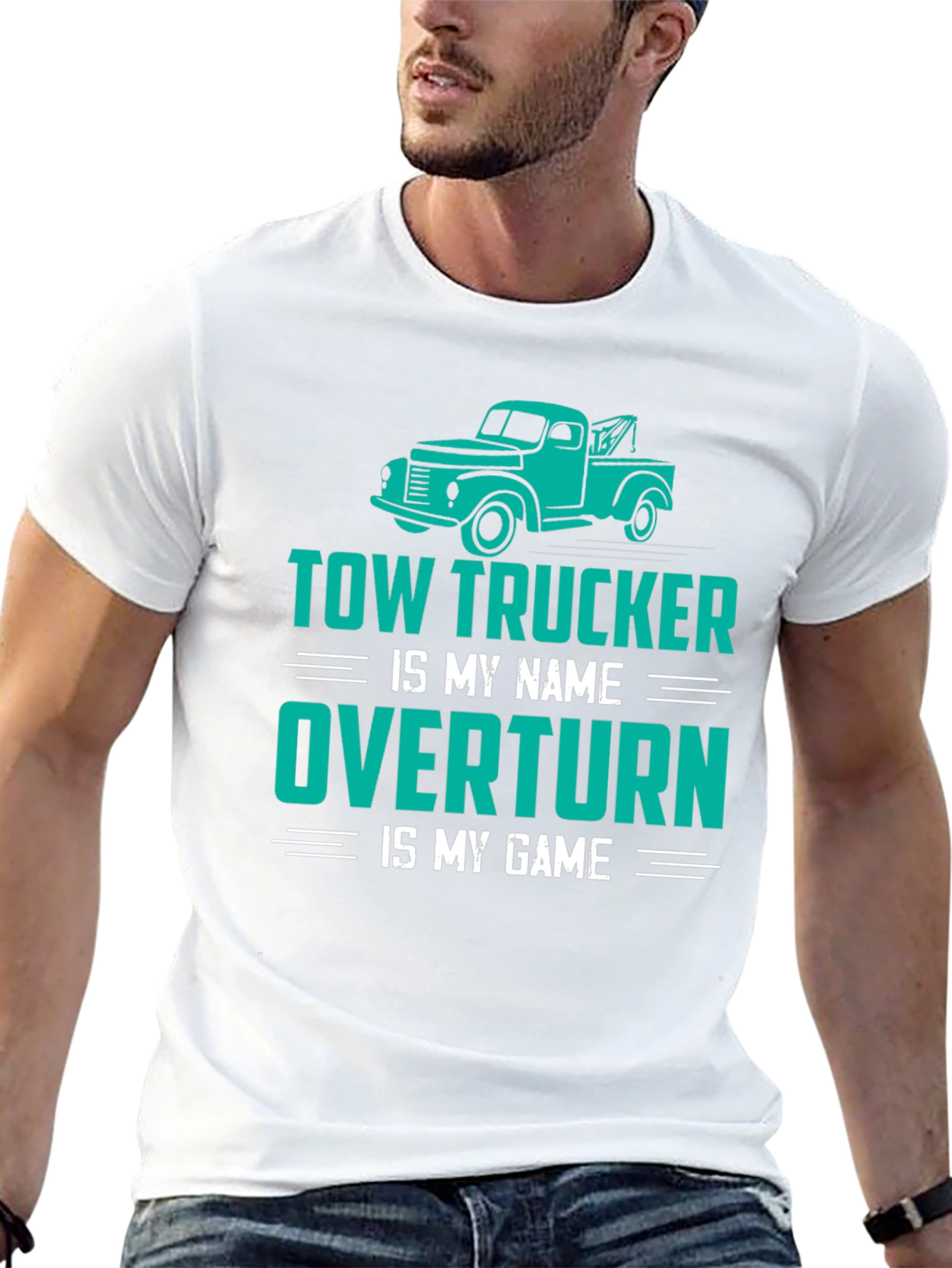 Tow Trucker Tee - Overtturn is My Game