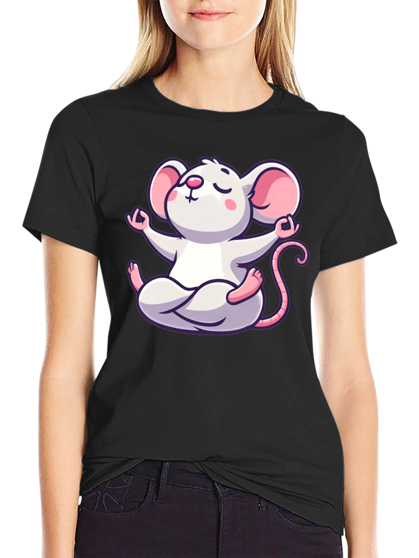 Zen Mouse Graphic T-Shirt
