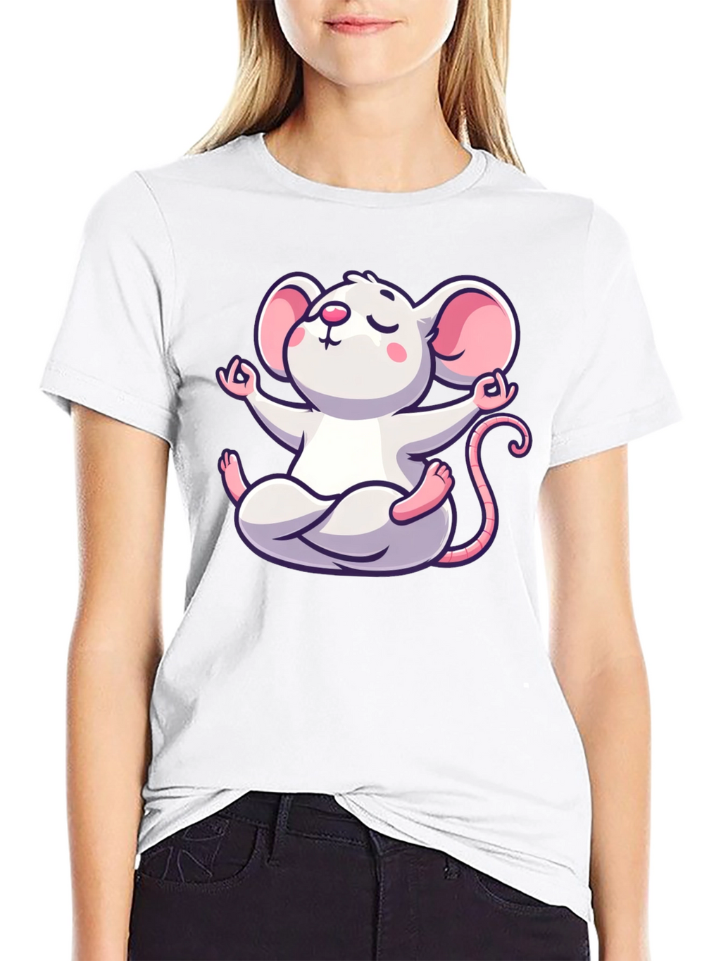 Zen Mouse Graphic T-Shirt