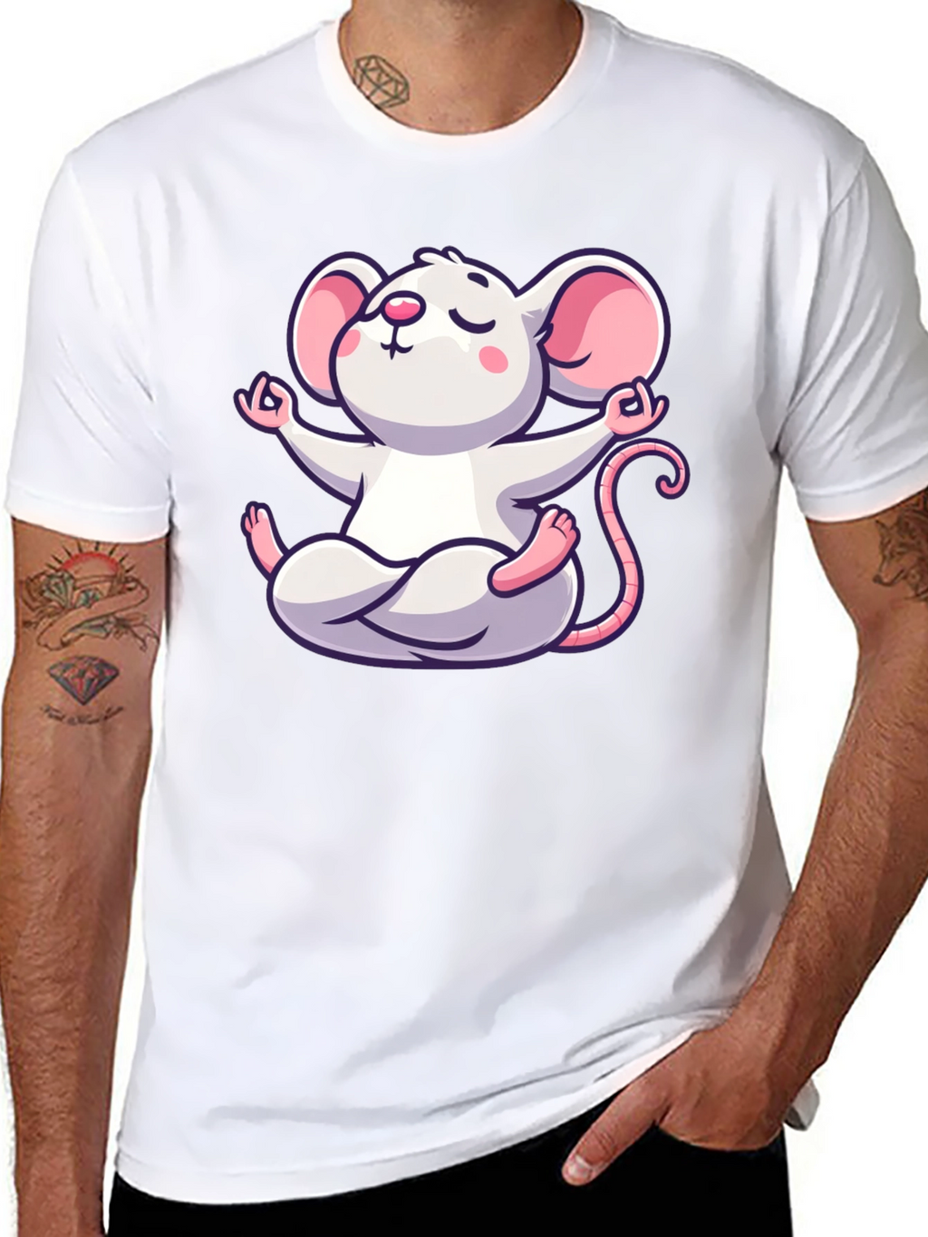 Zen Mouse Graphic T-Shirt