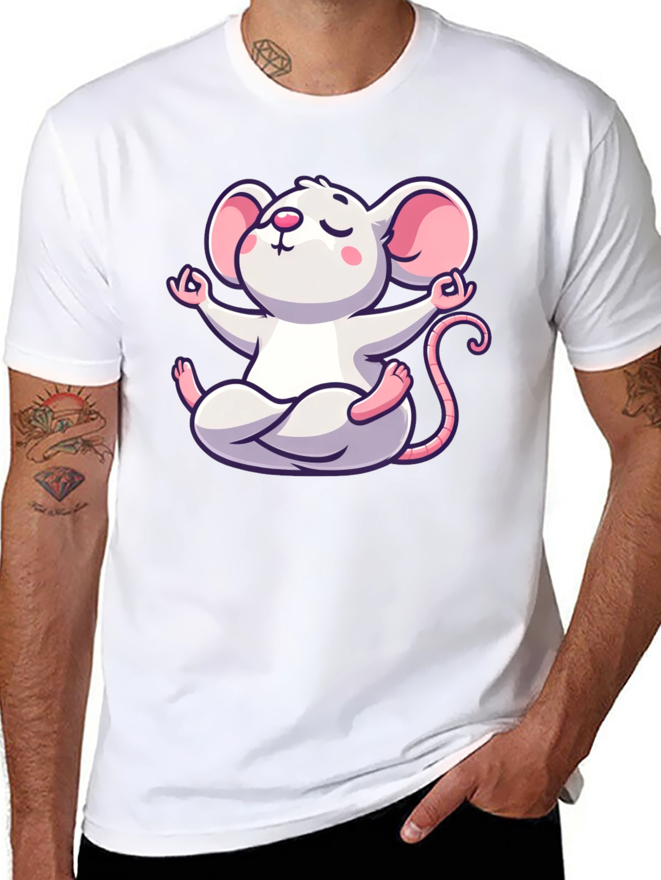 Zen Mouse Graphic T-Shirt