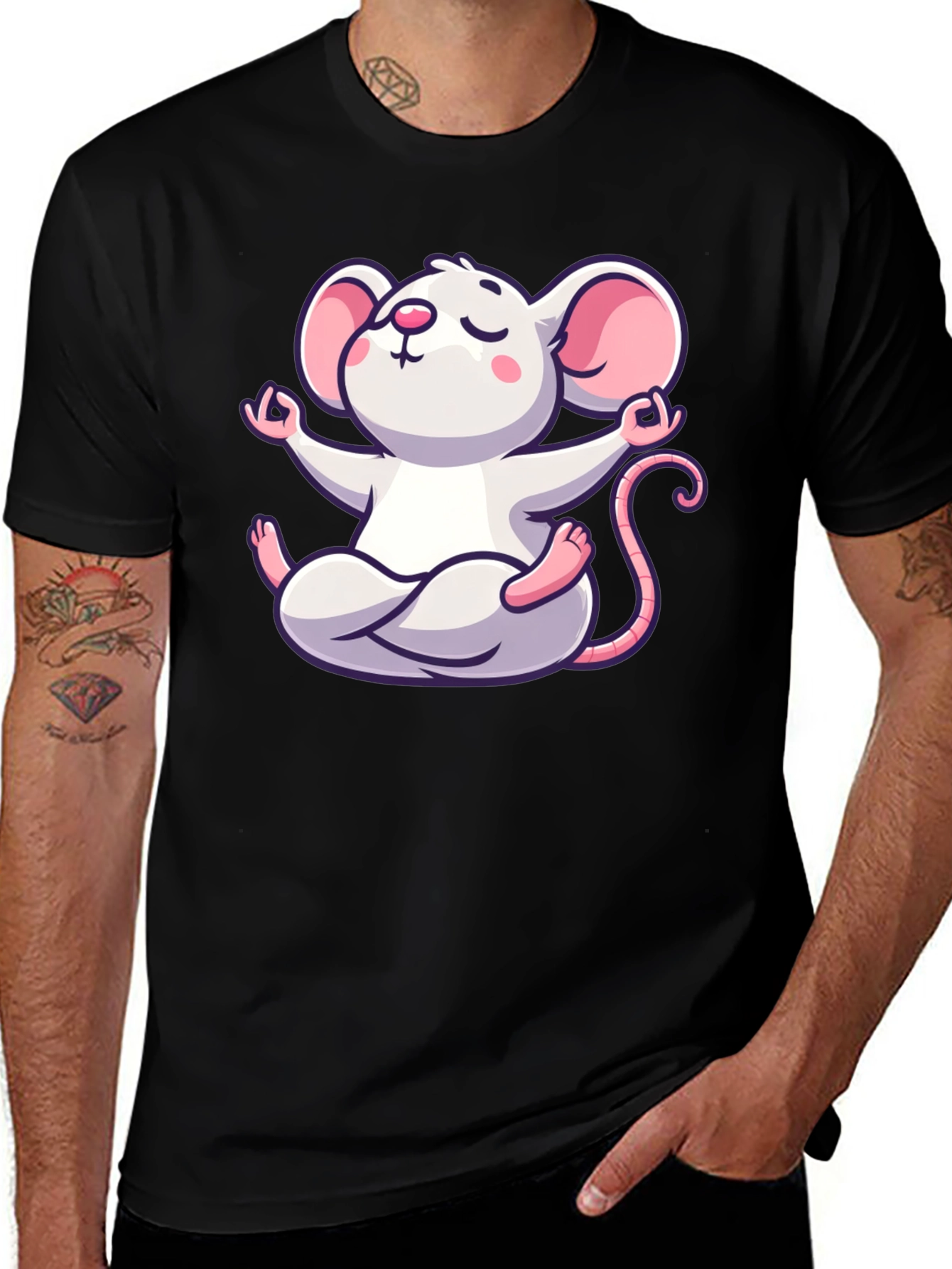 Zen Mouse Graphic T-Shirt