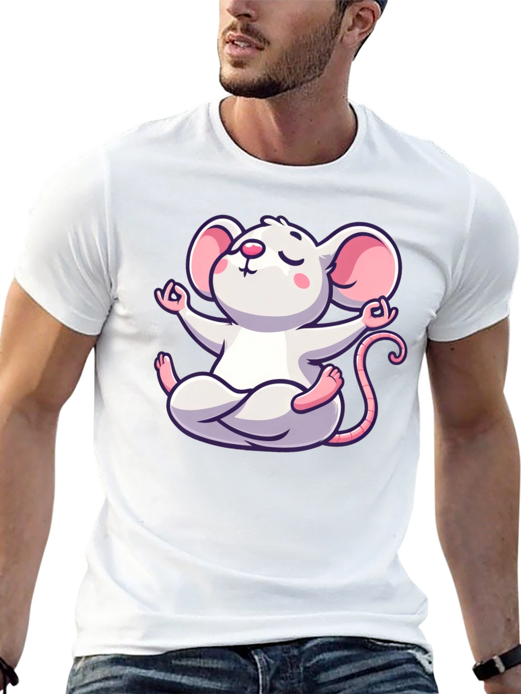 Zen Mouse Graphic T-Shirt