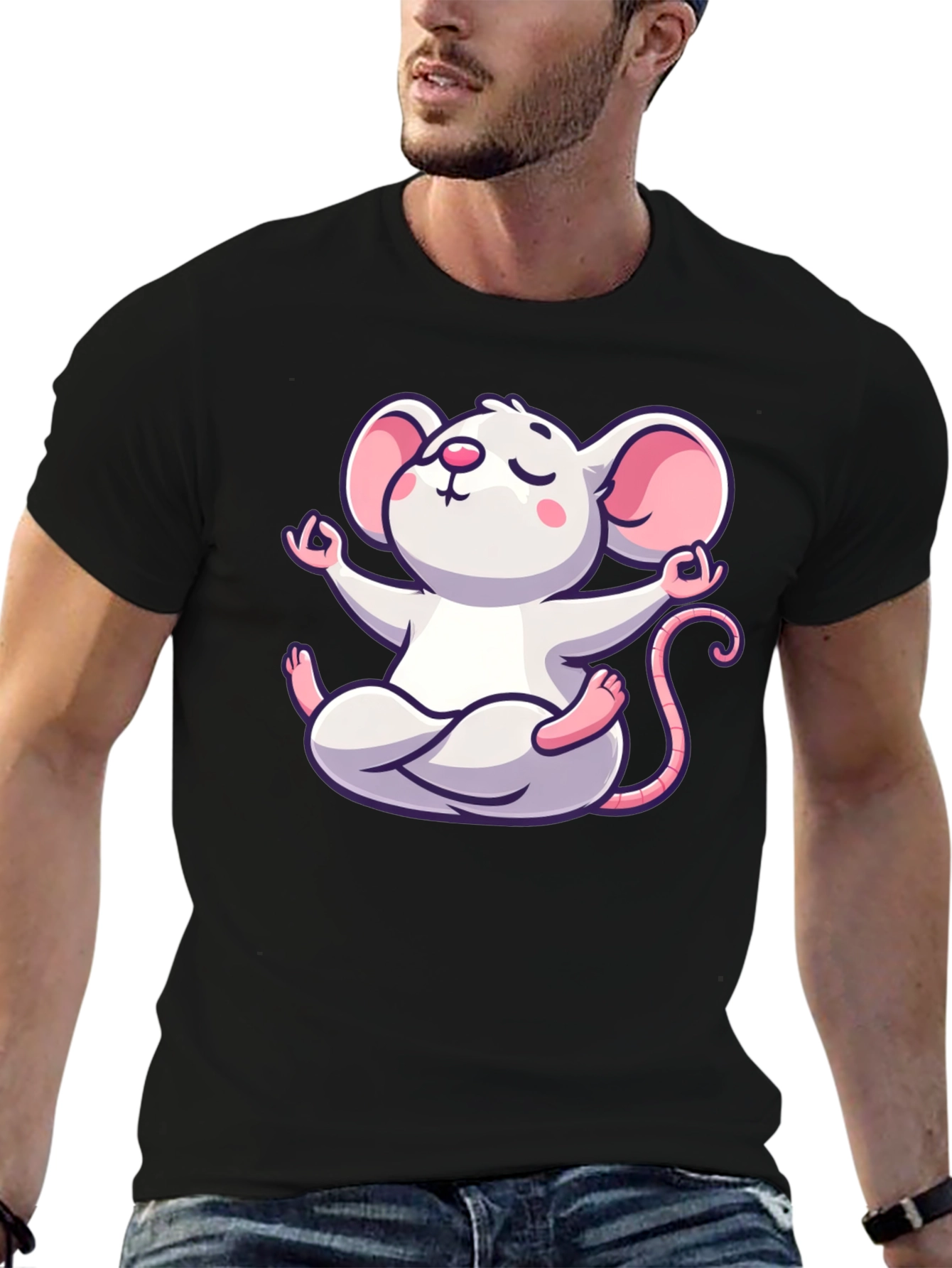 Zen Mouse Graphic T-Shirt