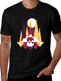 Geometric Bear & Mountain T-Shirt