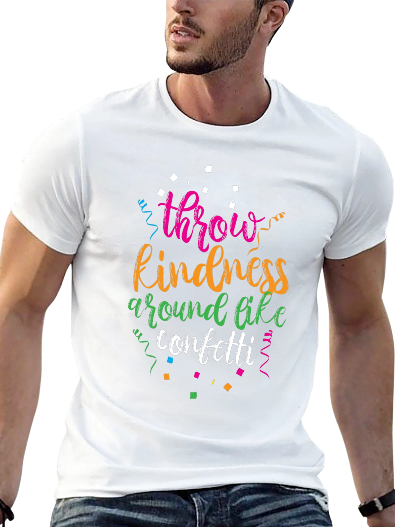 Throw Kindness Around Like Confetti Black T-Shirt