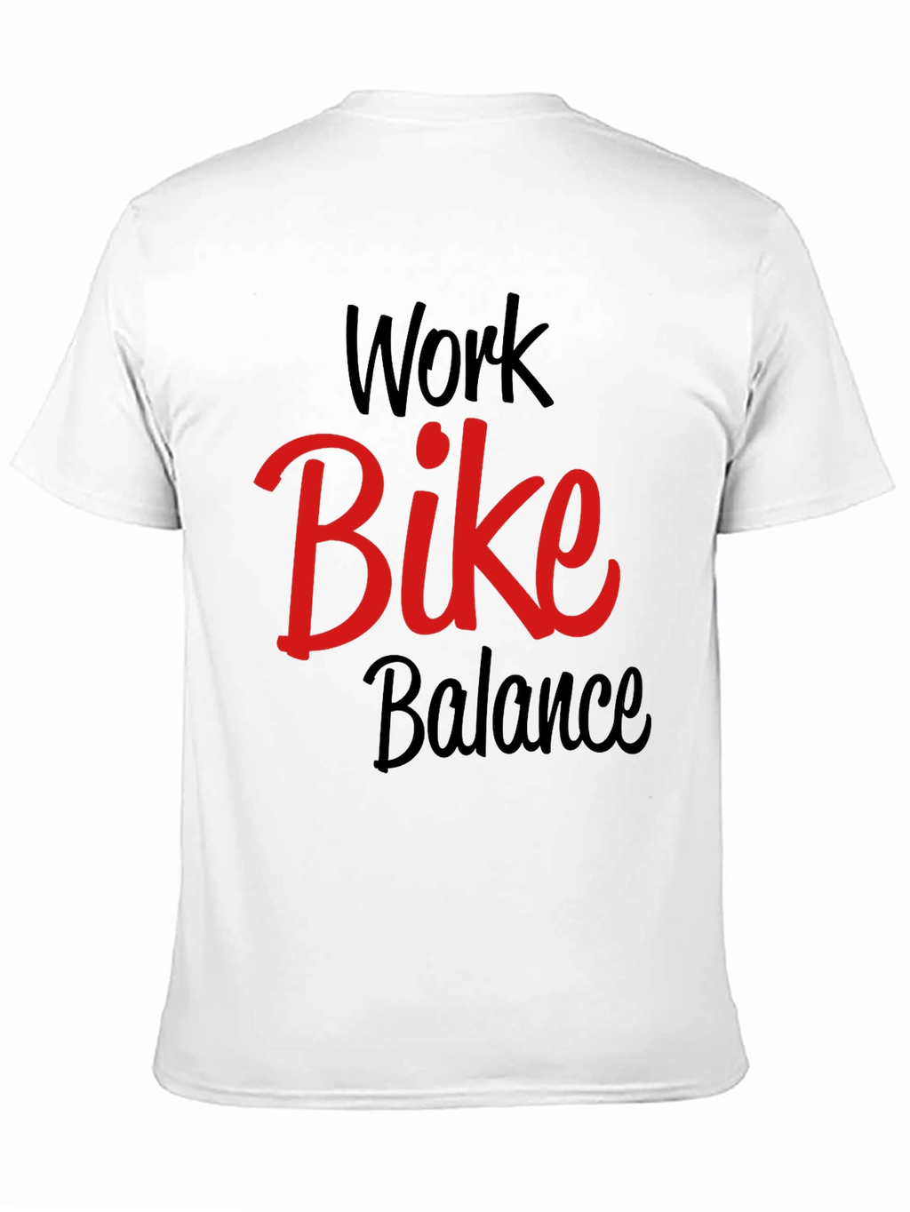 Work Bike Balance Graphic Tee - Black