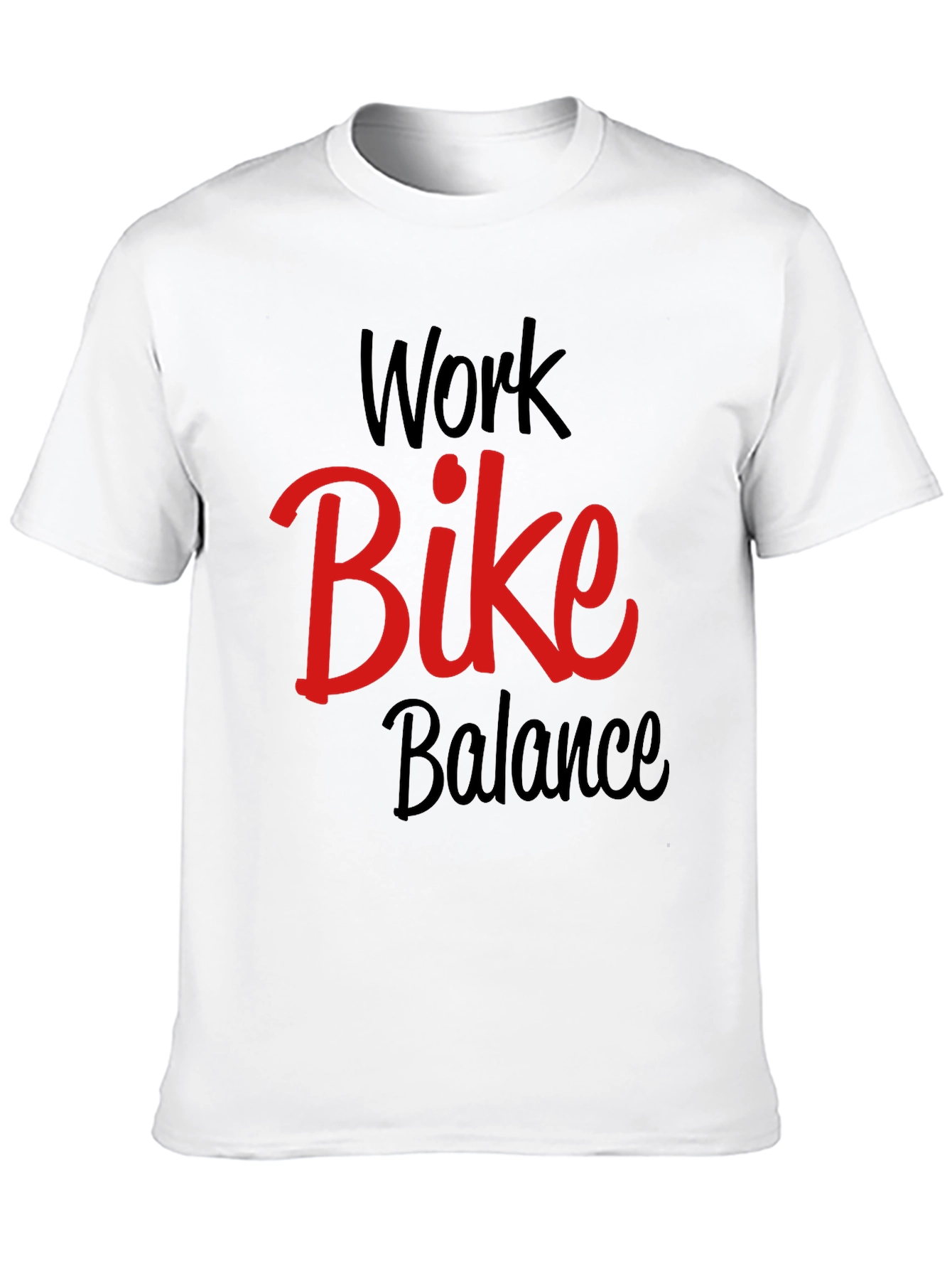 Work Bike Balance Graphic Tee - Black