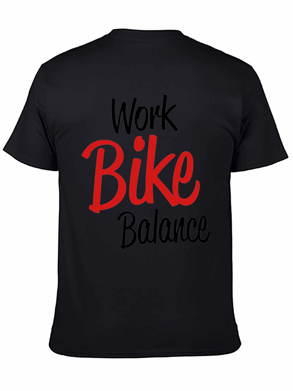 Work Bike Balance Graphic Tee - Black