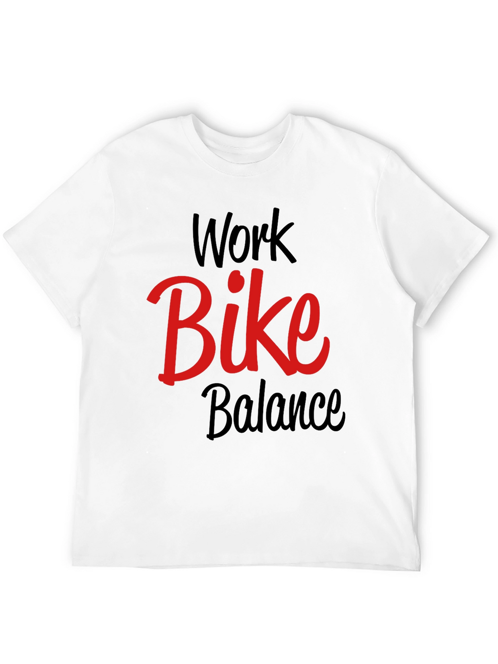 Work Bike Balance Graphic Tee - Black