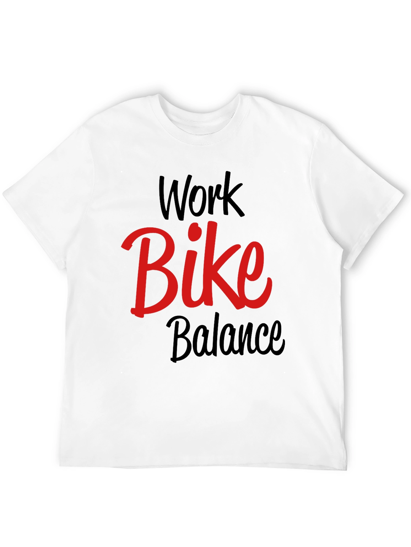 Work Bike Balance Graphic Tee - Black