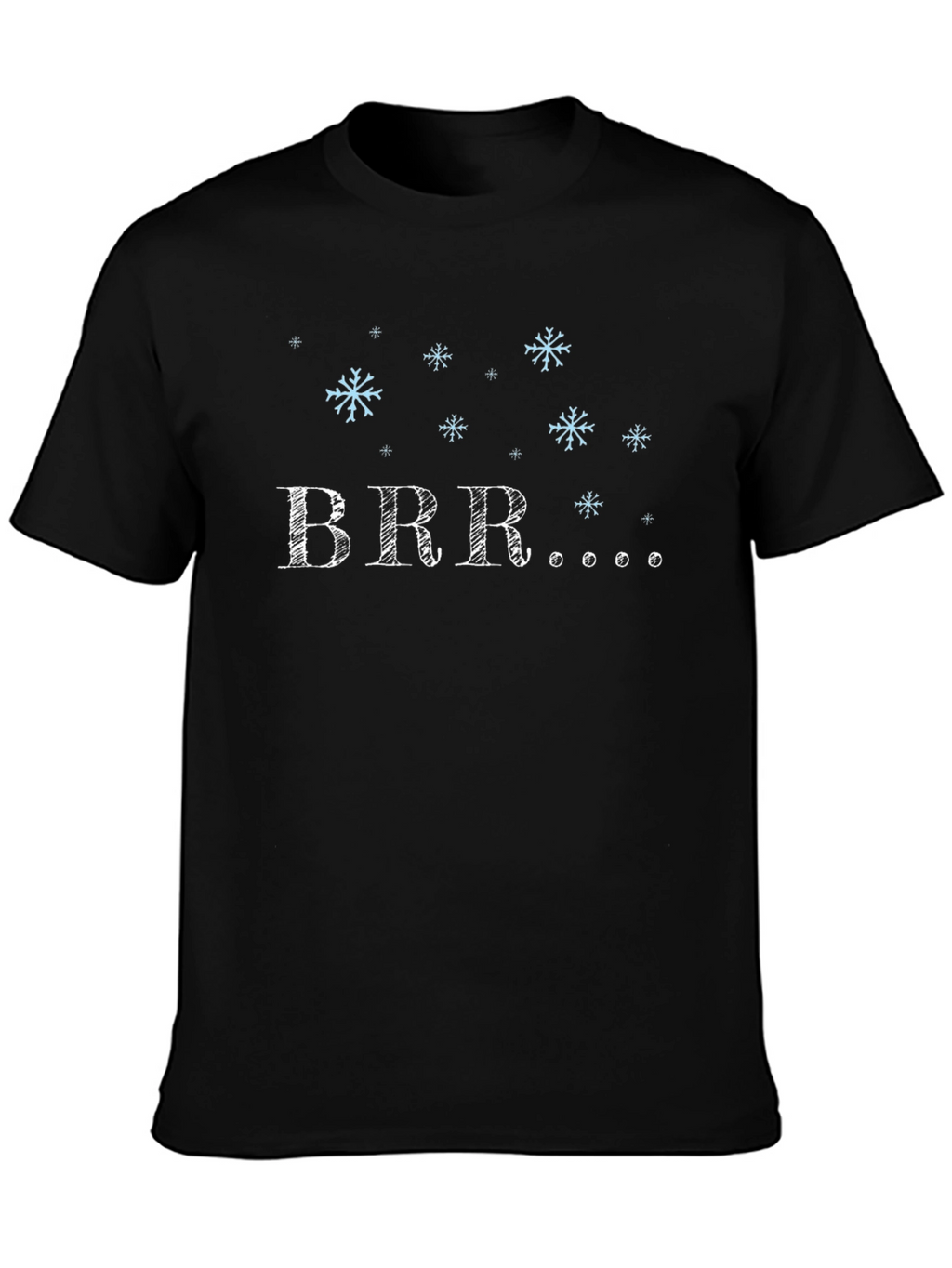BRR Snowflake Graphic Tee - Winter Chill T-Shirt