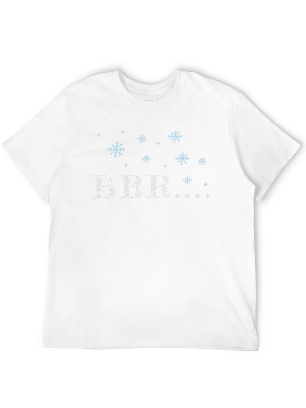 BRR Snowflake Graphic Tee - Winter Chill T-Shirt