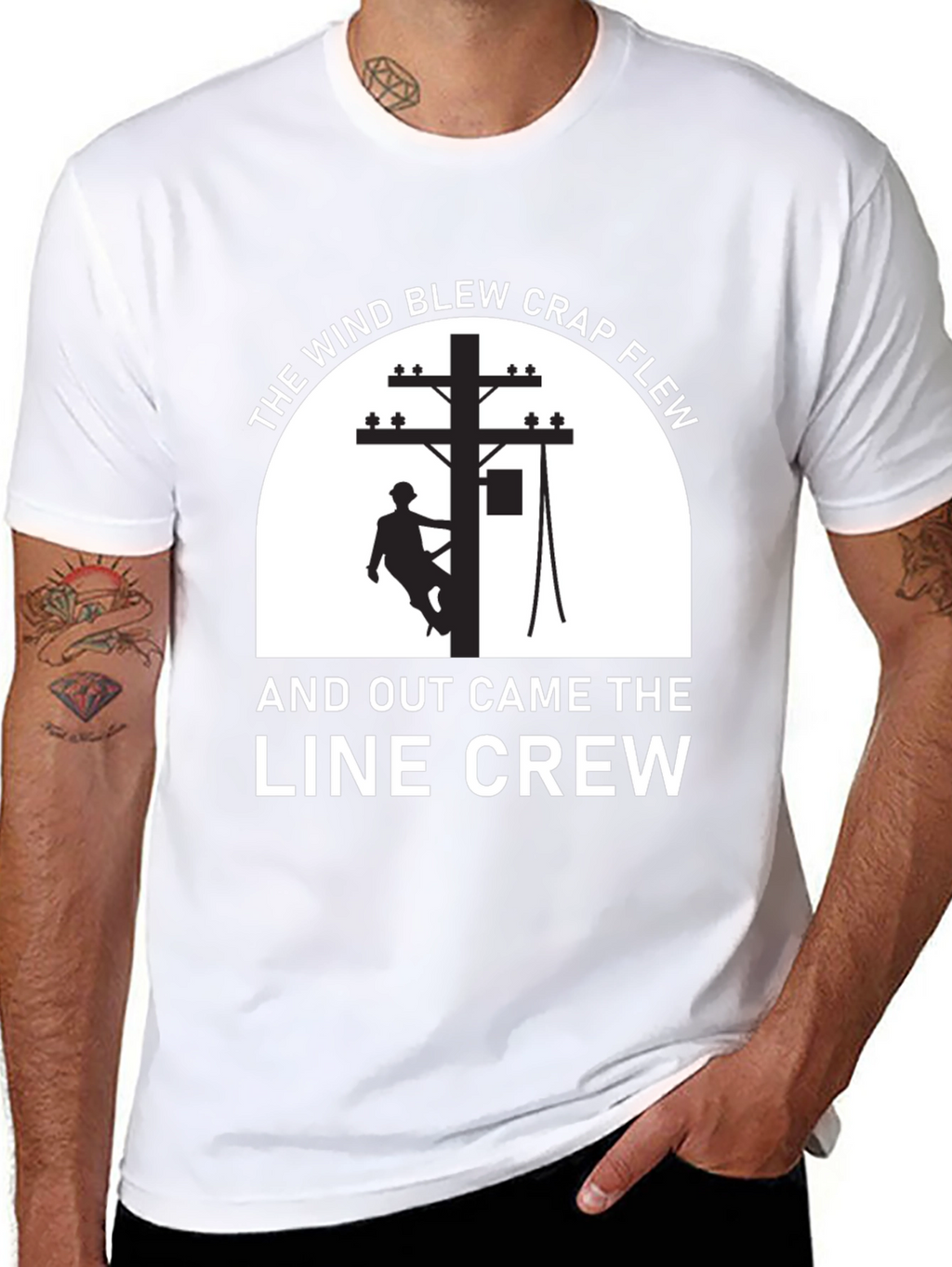 Line Crew Humor T-Shirt