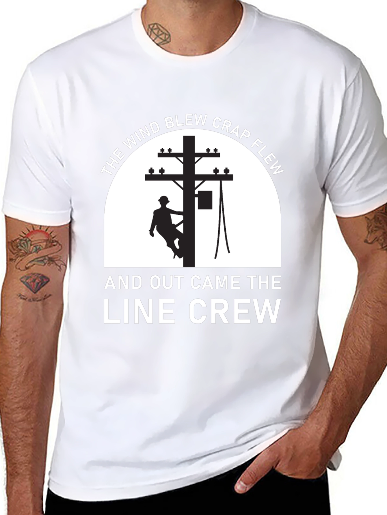 Line Crew Humor T-Shirt