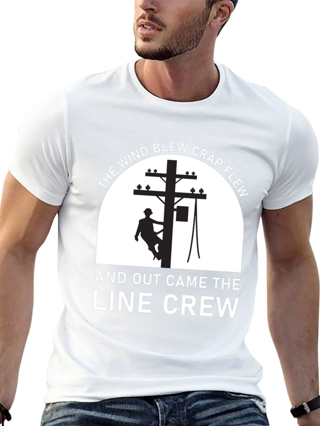 Line Crew Humor T-Shirt