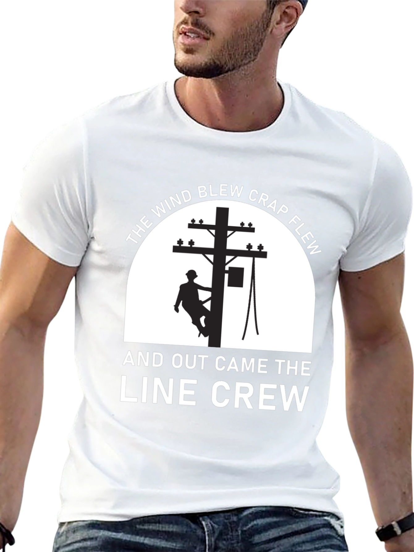 Line Crew Humor T-Shirt