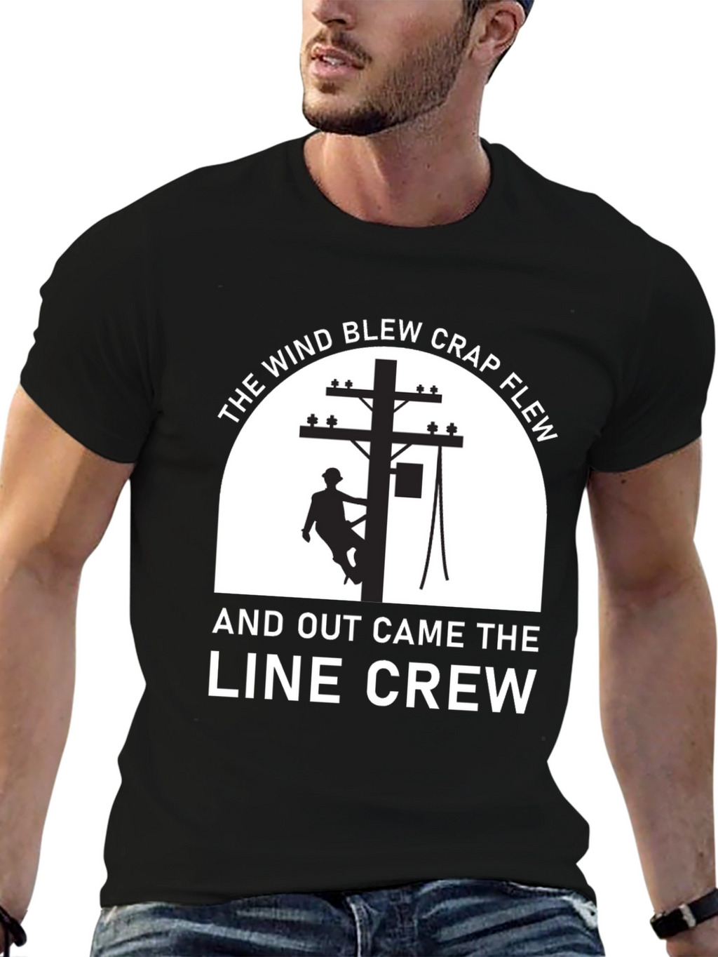 Line Crew Humor T-Shirt