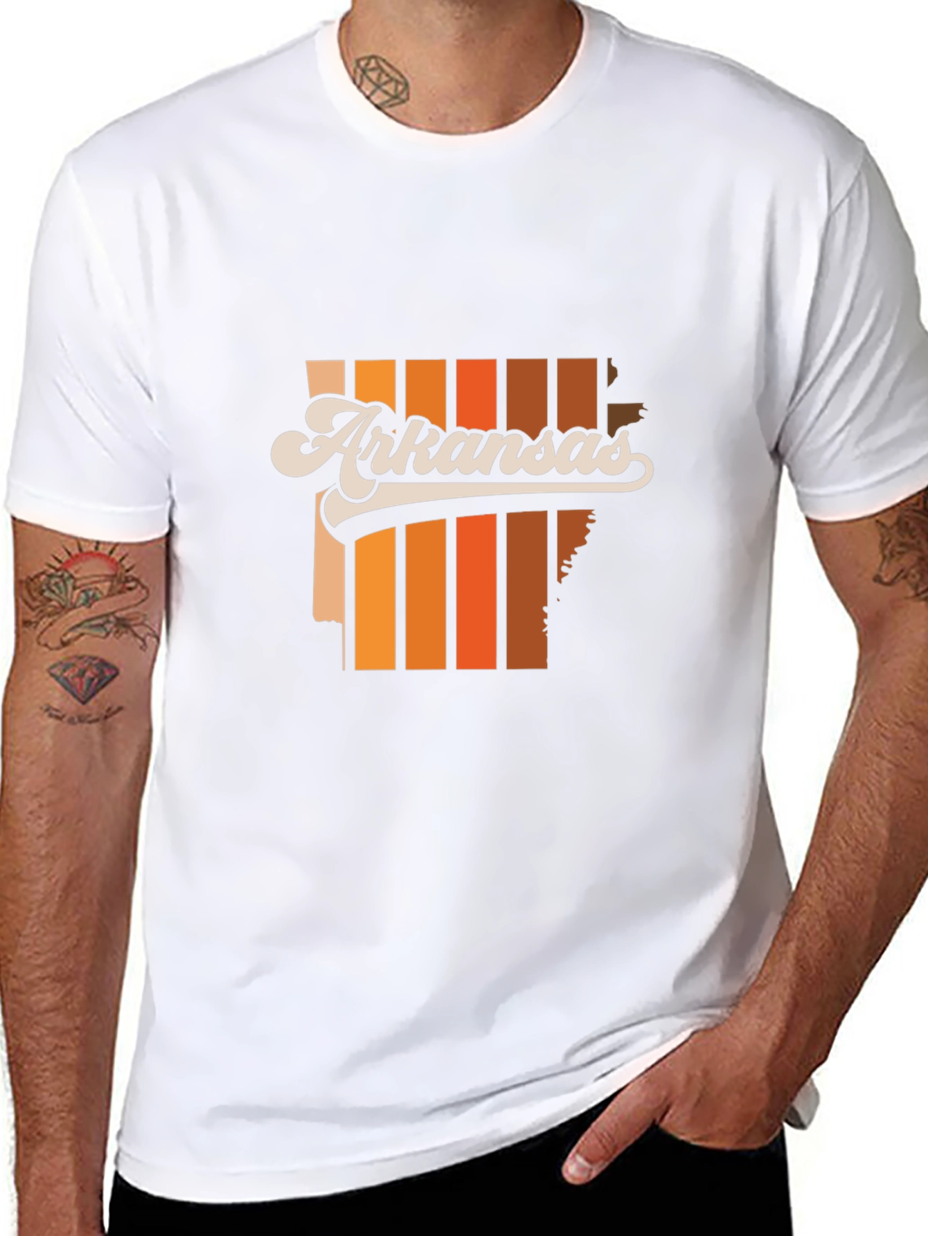 Retro Arkansas Graphic Tee - State Pride T-Shirt