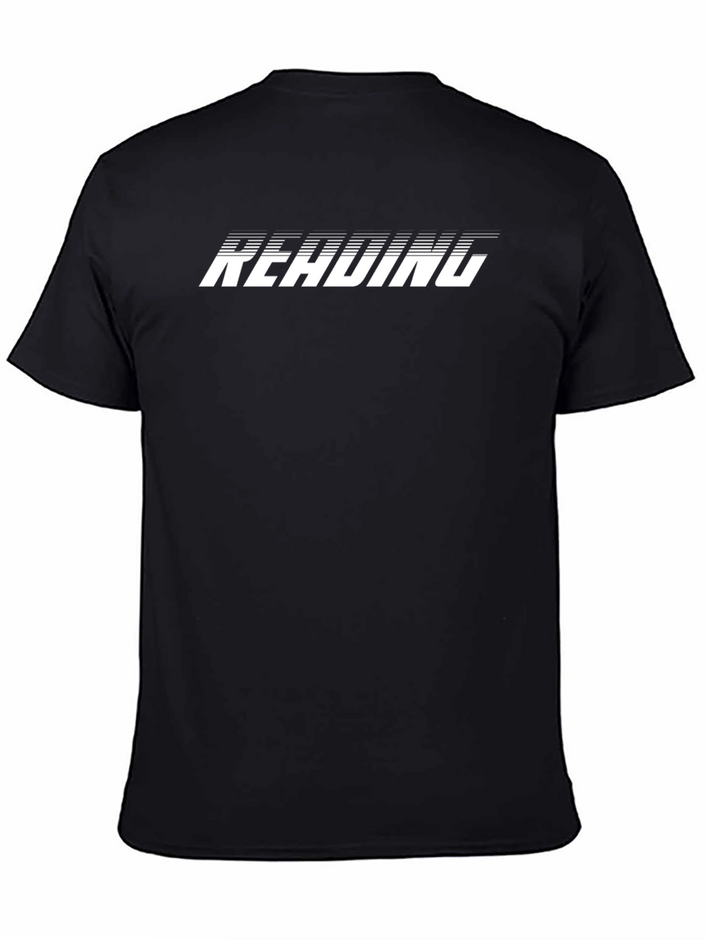 Black T-Shirt with READING Graphic