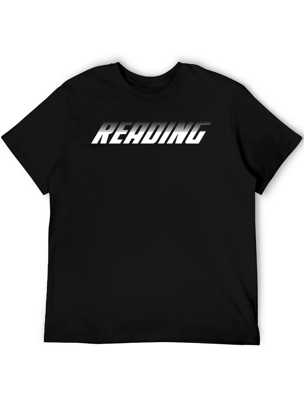 Black T-Shirt with READING Graphic
