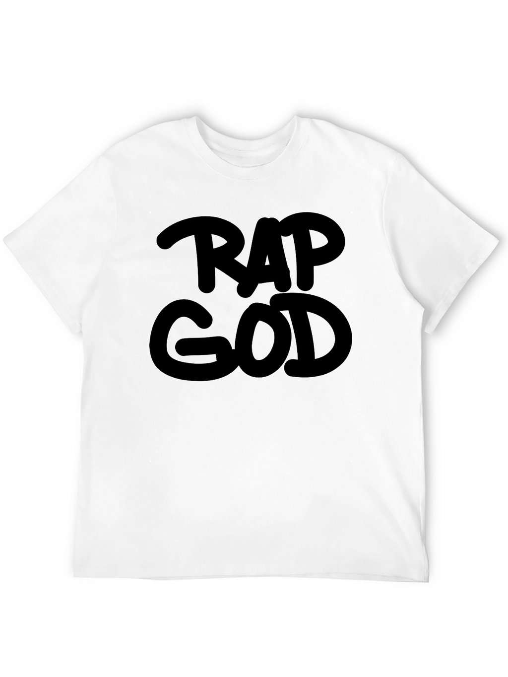 Rap God Black T-Shirt - Music Fan Apparel