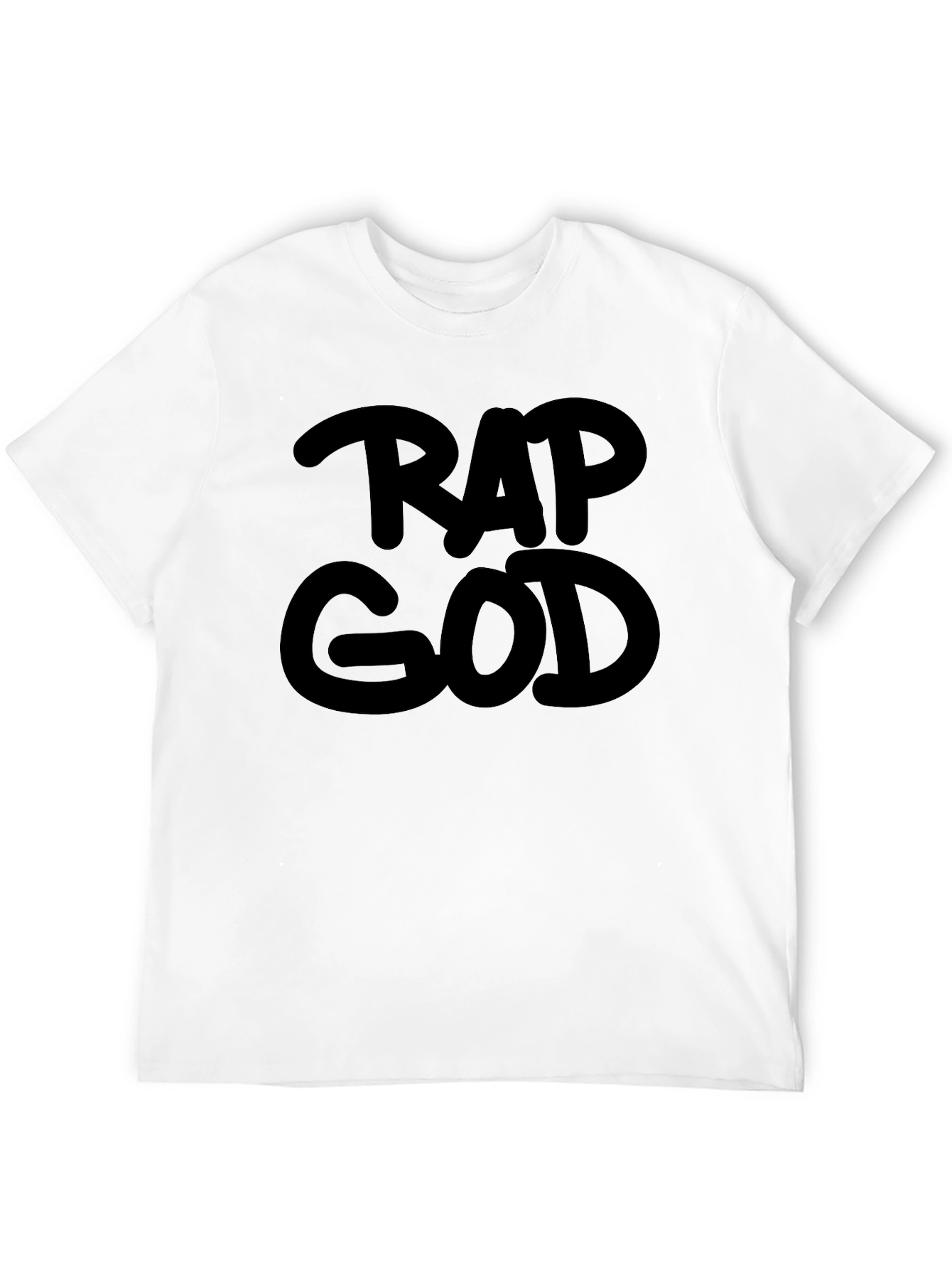 Rap God Black T-Shirt - Music Fan Apparel