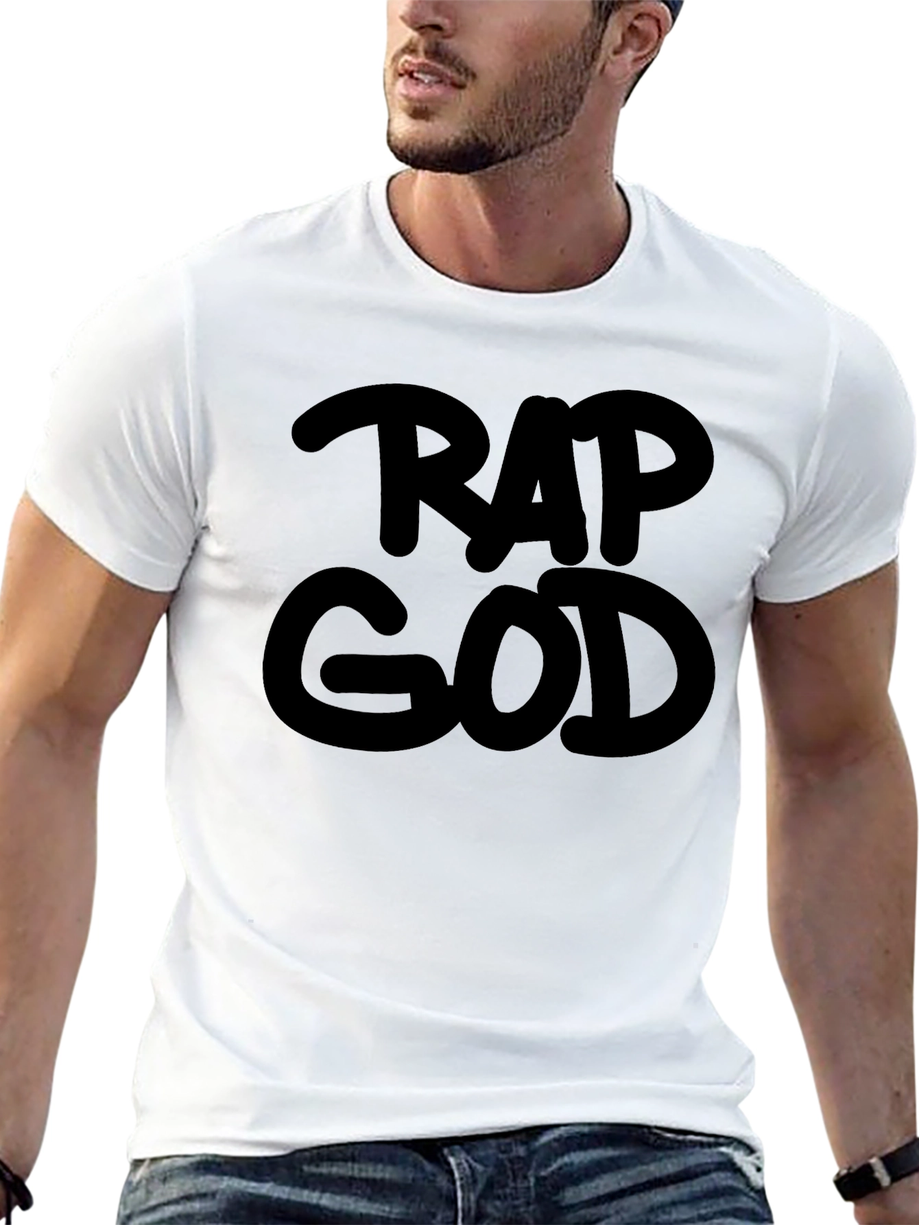 Rap God Black T-Shirt - Music Fan Apparel