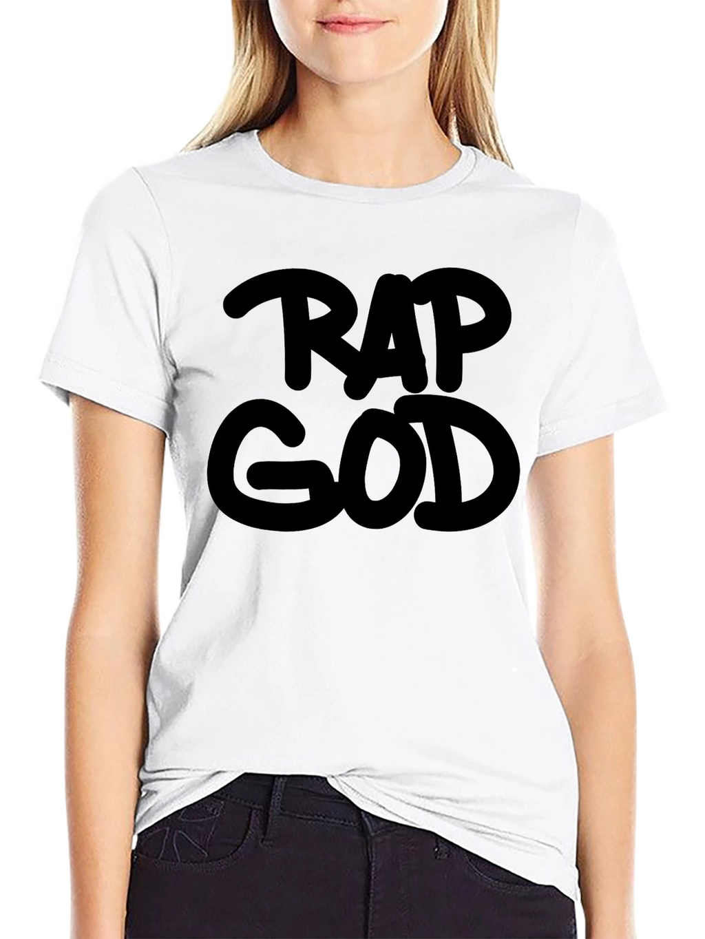 Rap God Black T-Shirt - Music Fan Apparel