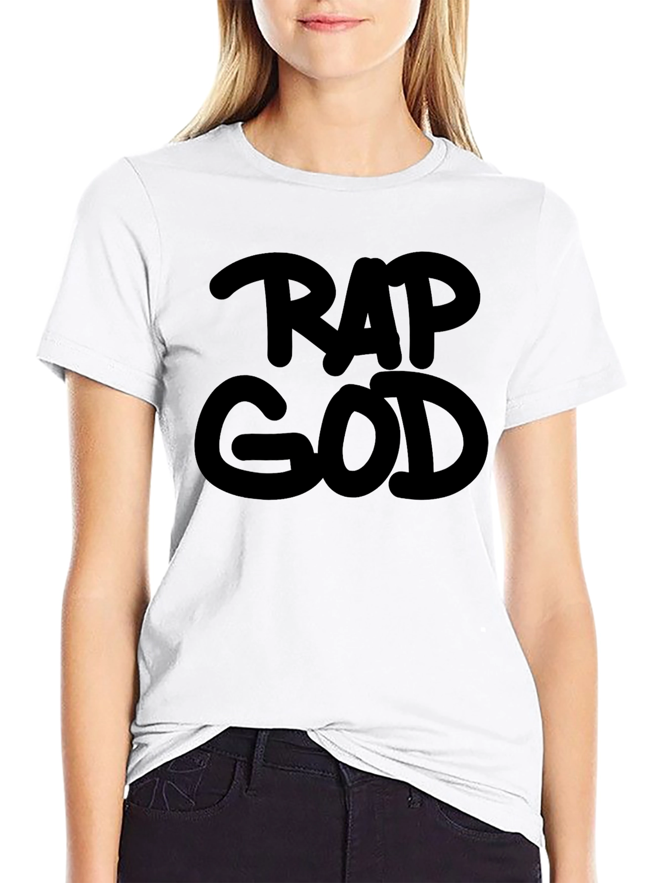 Rap God Black T-Shirt - Music Fan Apparel