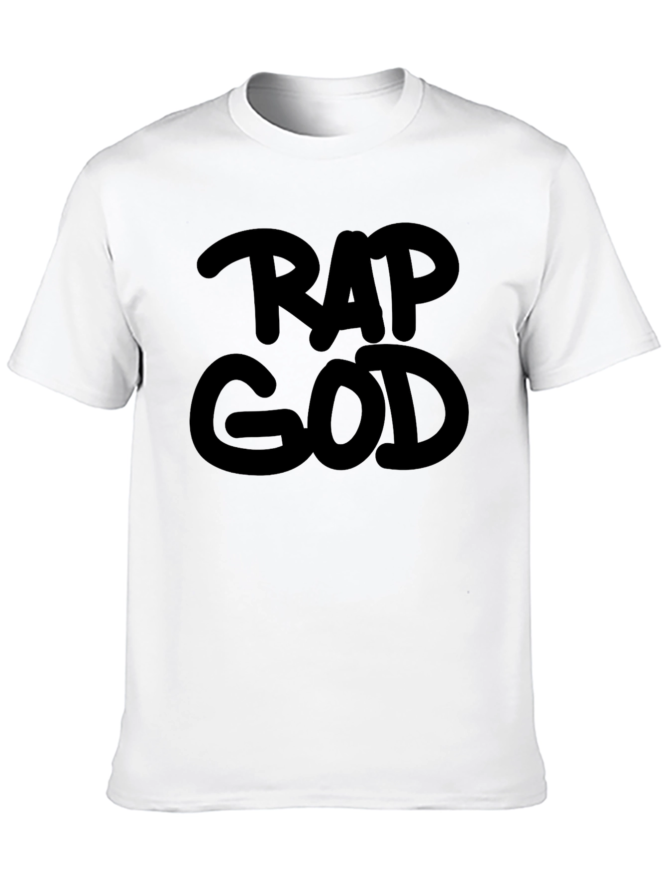 Rap God Black T-Shirt - Music Fan Apparel