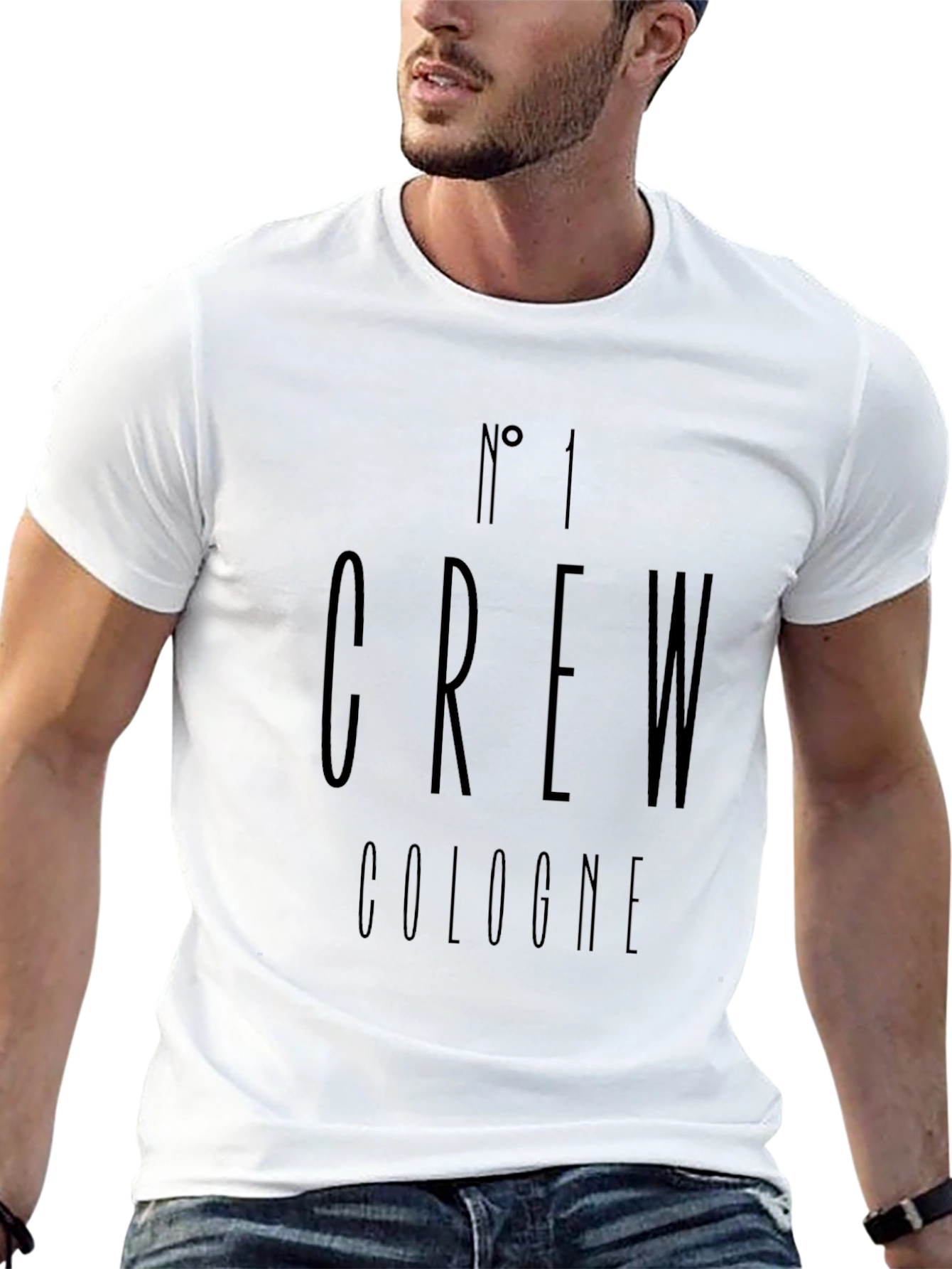No. 1 Crew Cologne Black T-Shirt