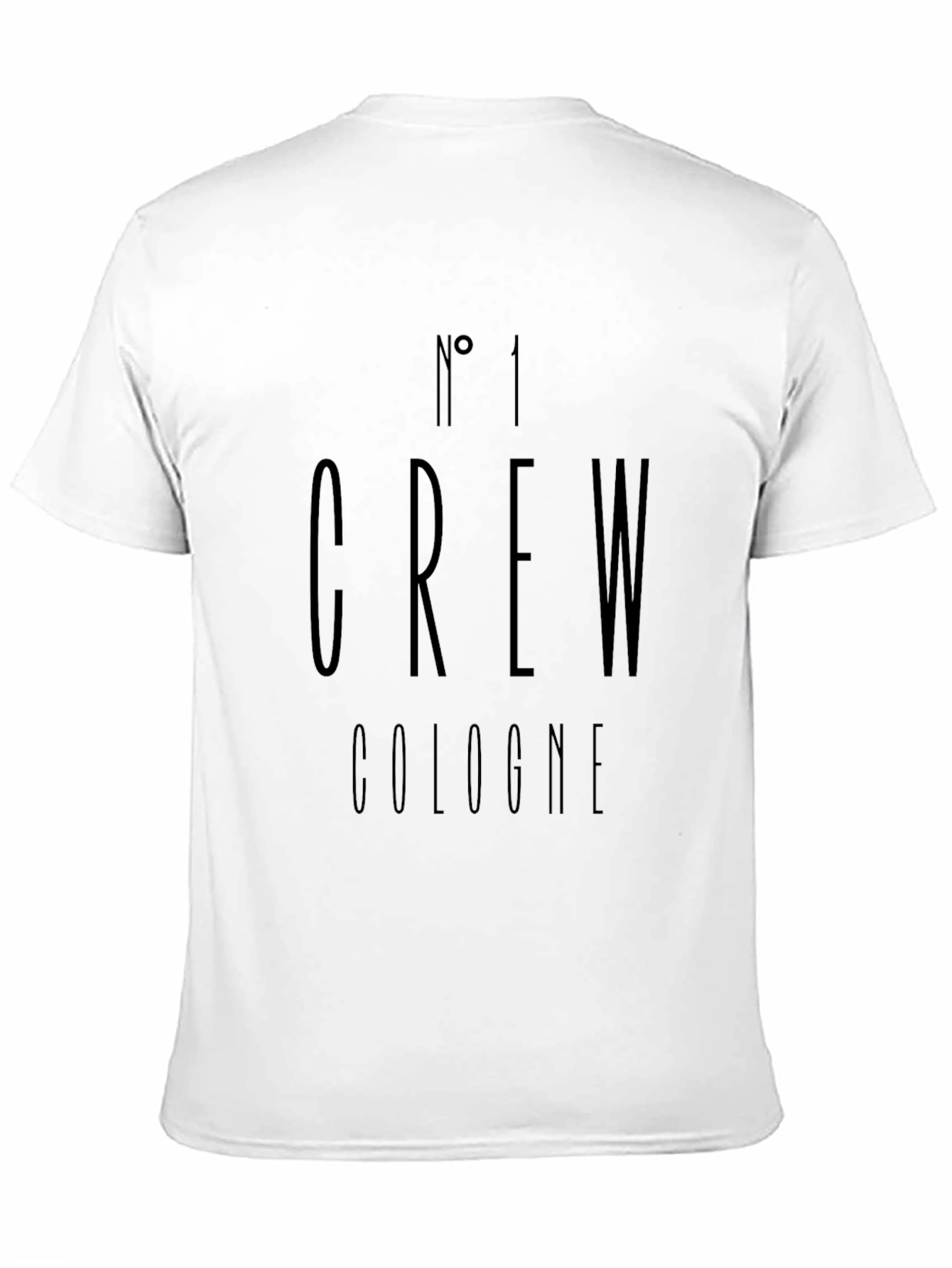 No. 1 Crew Cologne Black T-Shirt