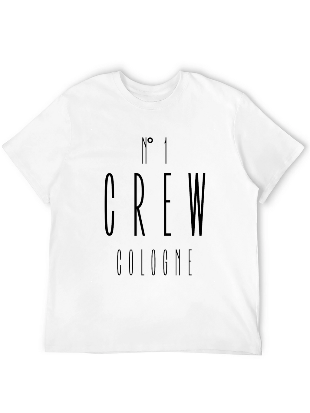 No. 1 Crew Cologne Black T-Shirt
