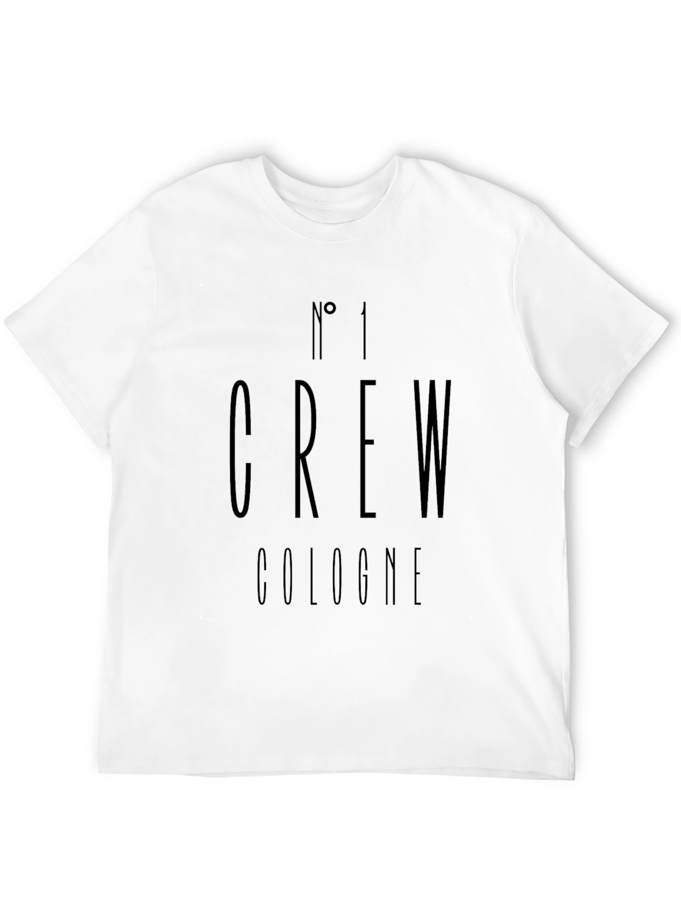 No. 1 Crew Cologne Black T-Shirt