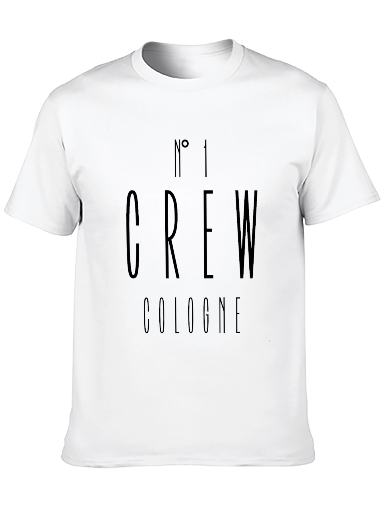 No. 1 Crew Cologne Black T-Shirt