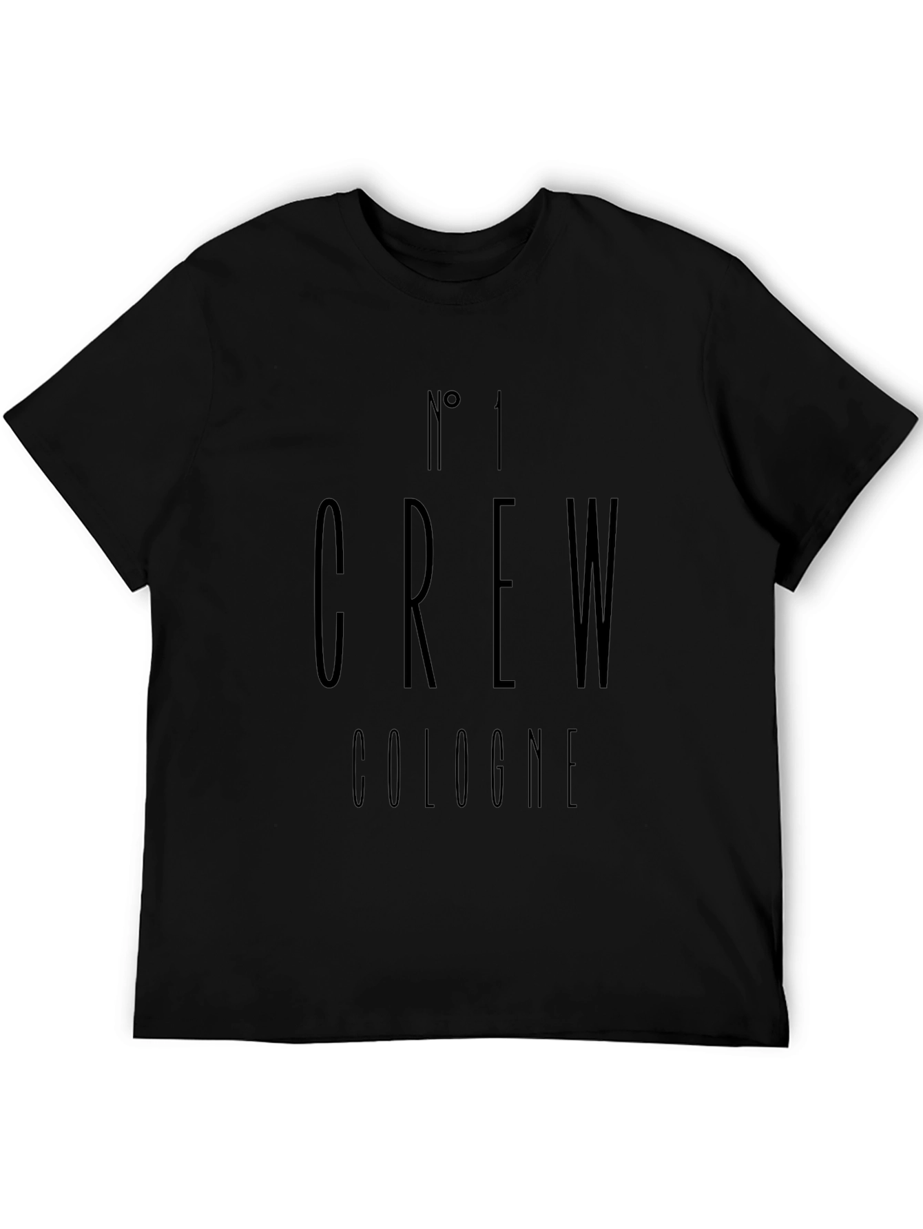 No. 1 Crew Cologne Black T-Shirt