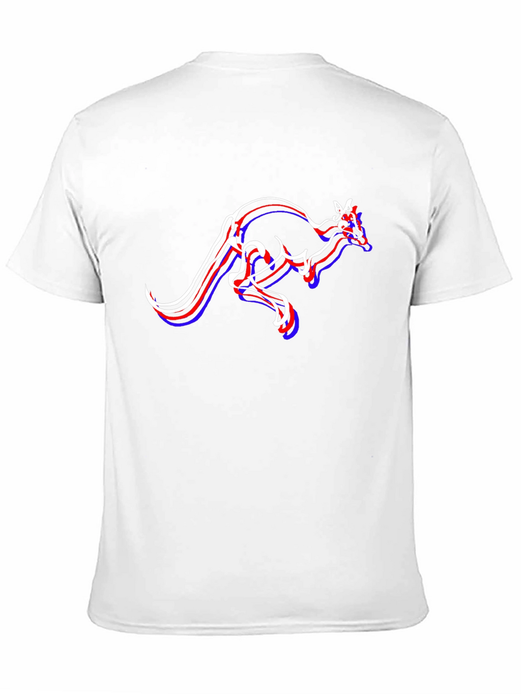 Kangaroo Graphic T-Shirt - Stylish Mens Black Tee