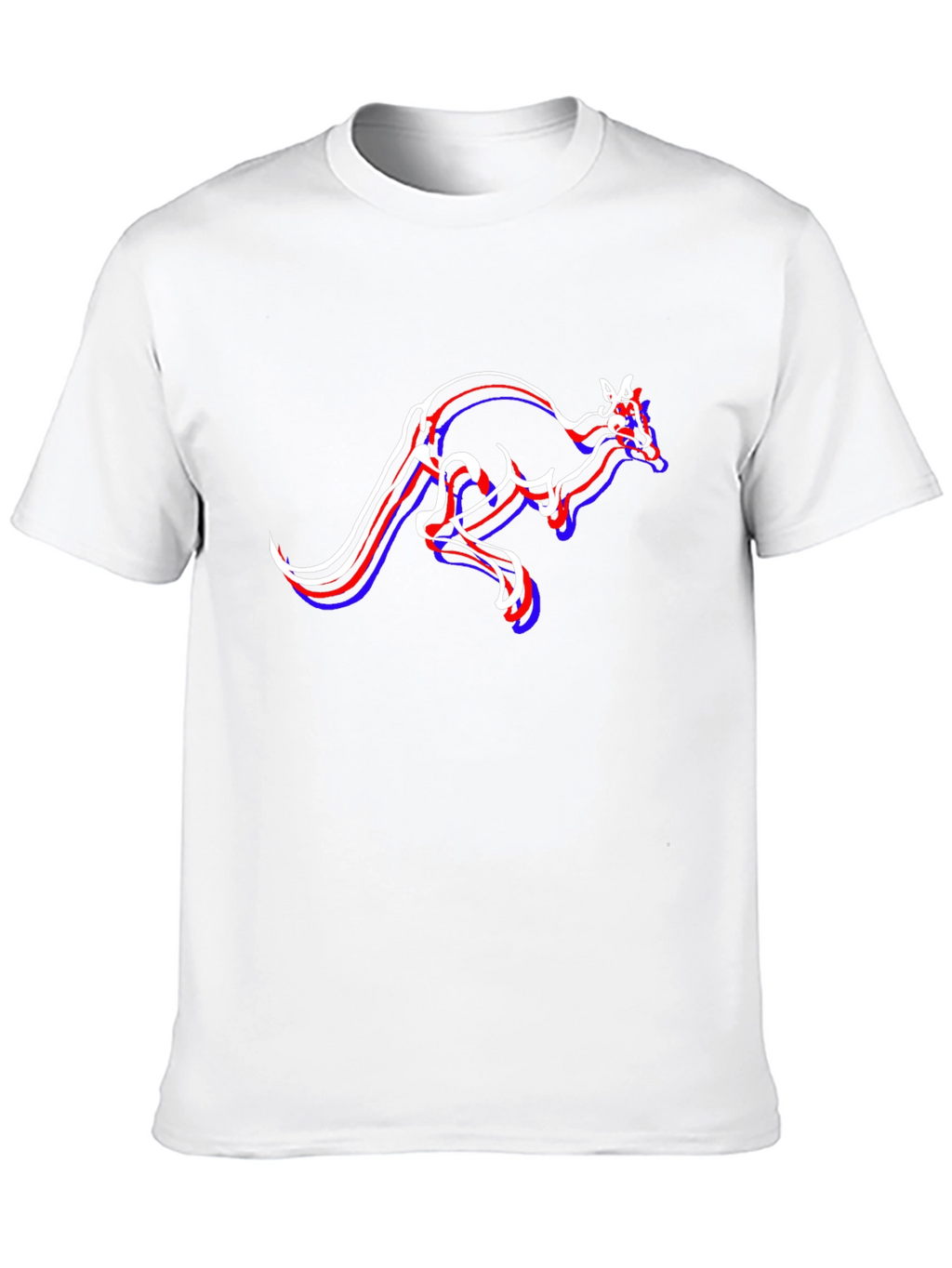Kangaroo Graphic T-Shirt - Stylish Mens Black Tee