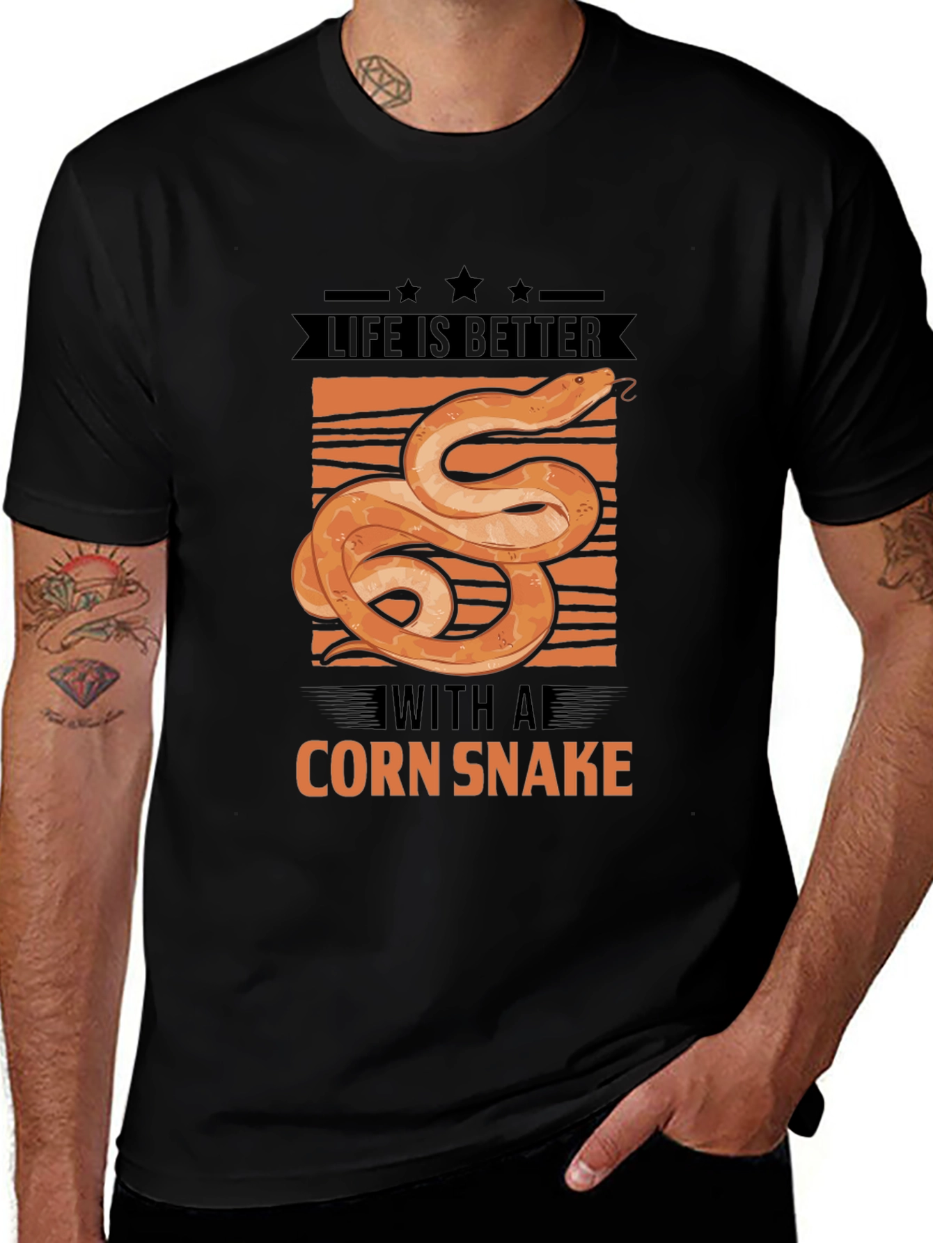Corn Snake T-Shirt - Life is Better with a Corn Snake