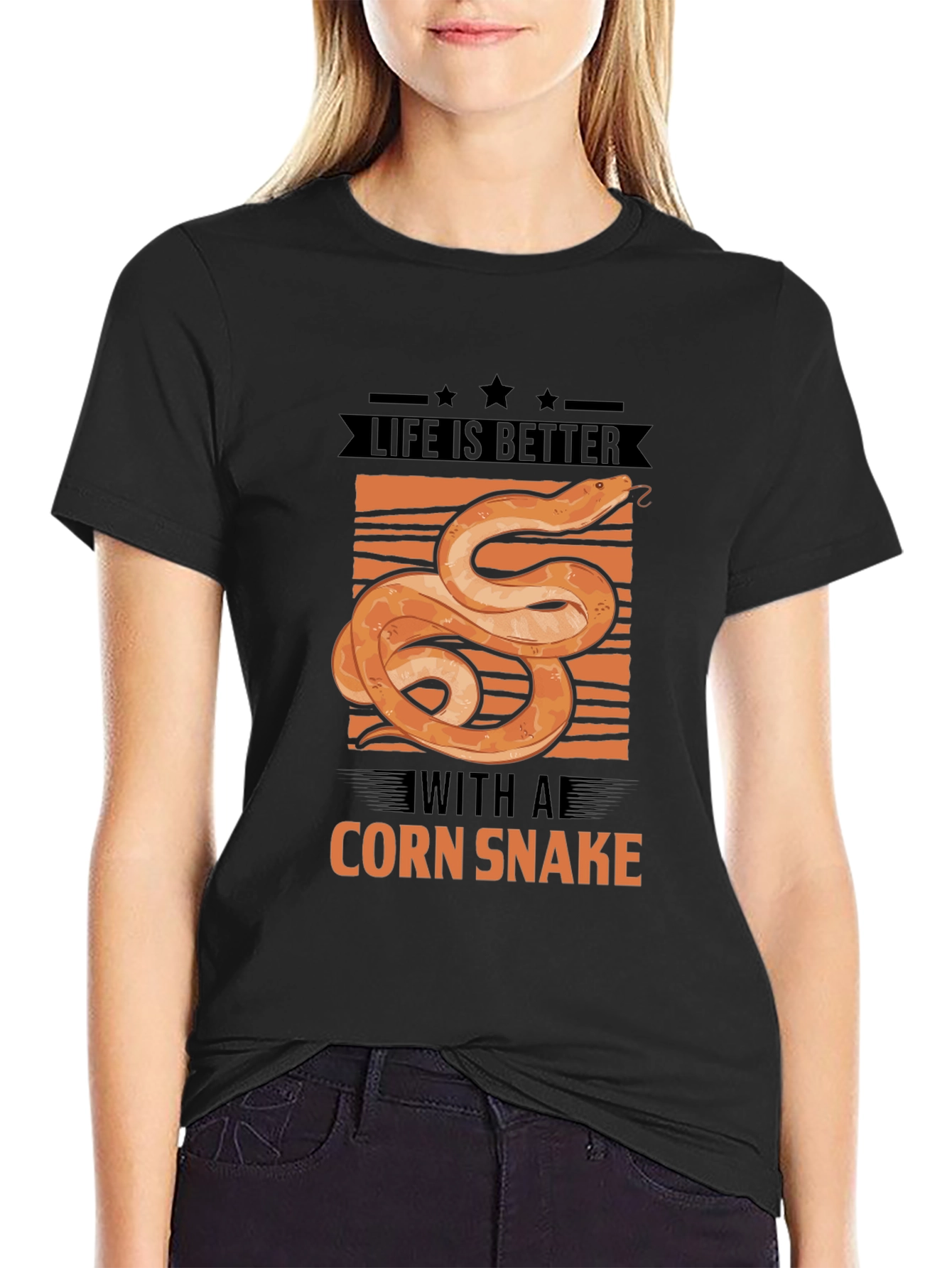 Corn Snake T-Shirt - Life is Better with a Corn Snake