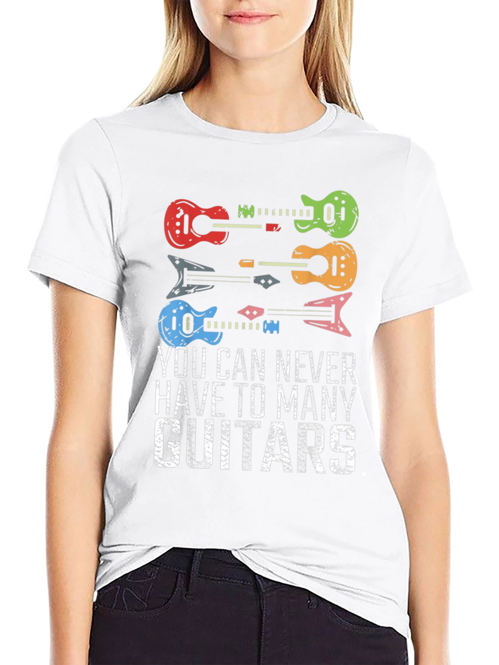 Guitar T-Shirt: Never Have Too Many Guitars