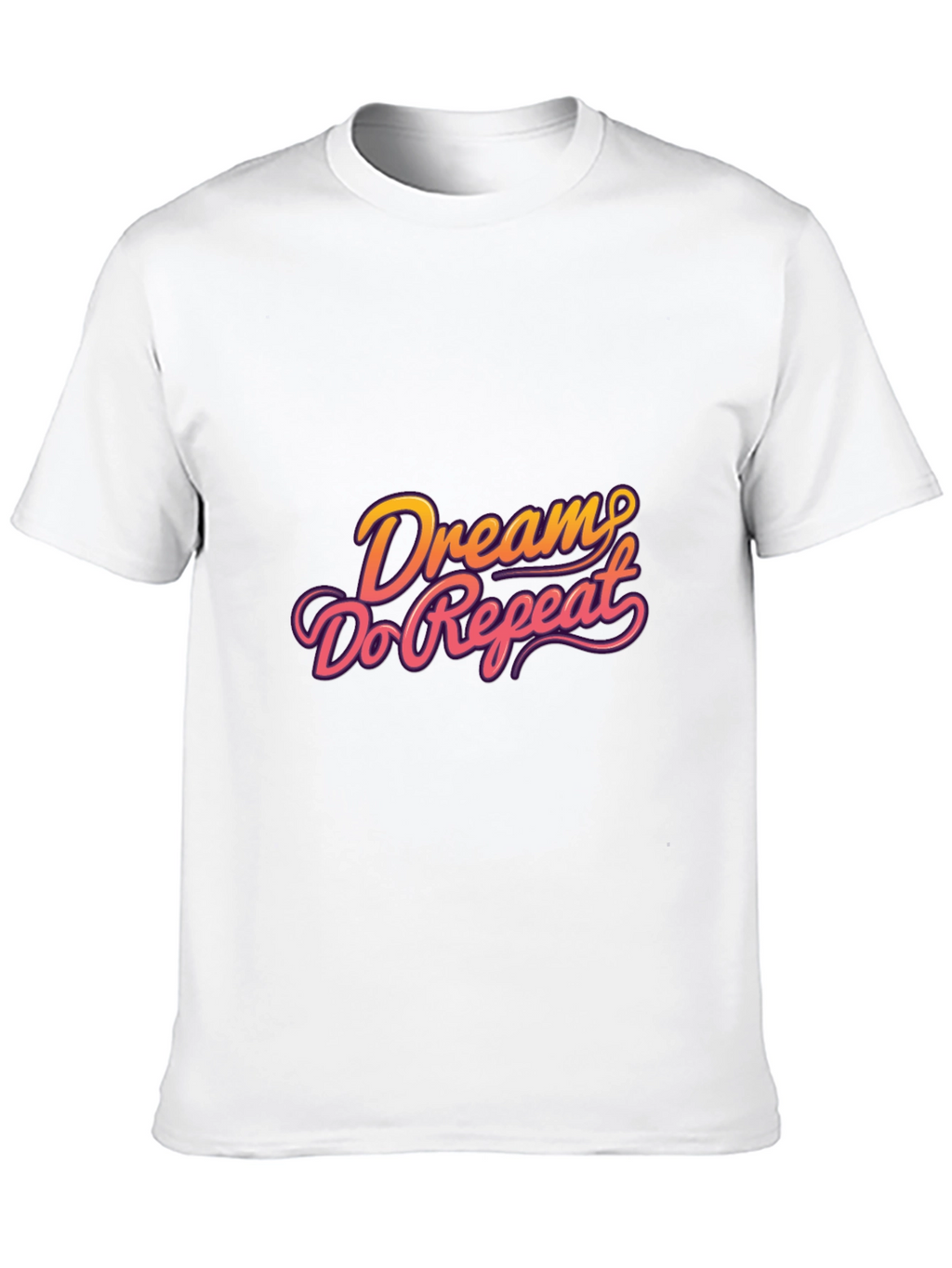 Dream Do Repeat Graphic Tee - Black Casual Shirt