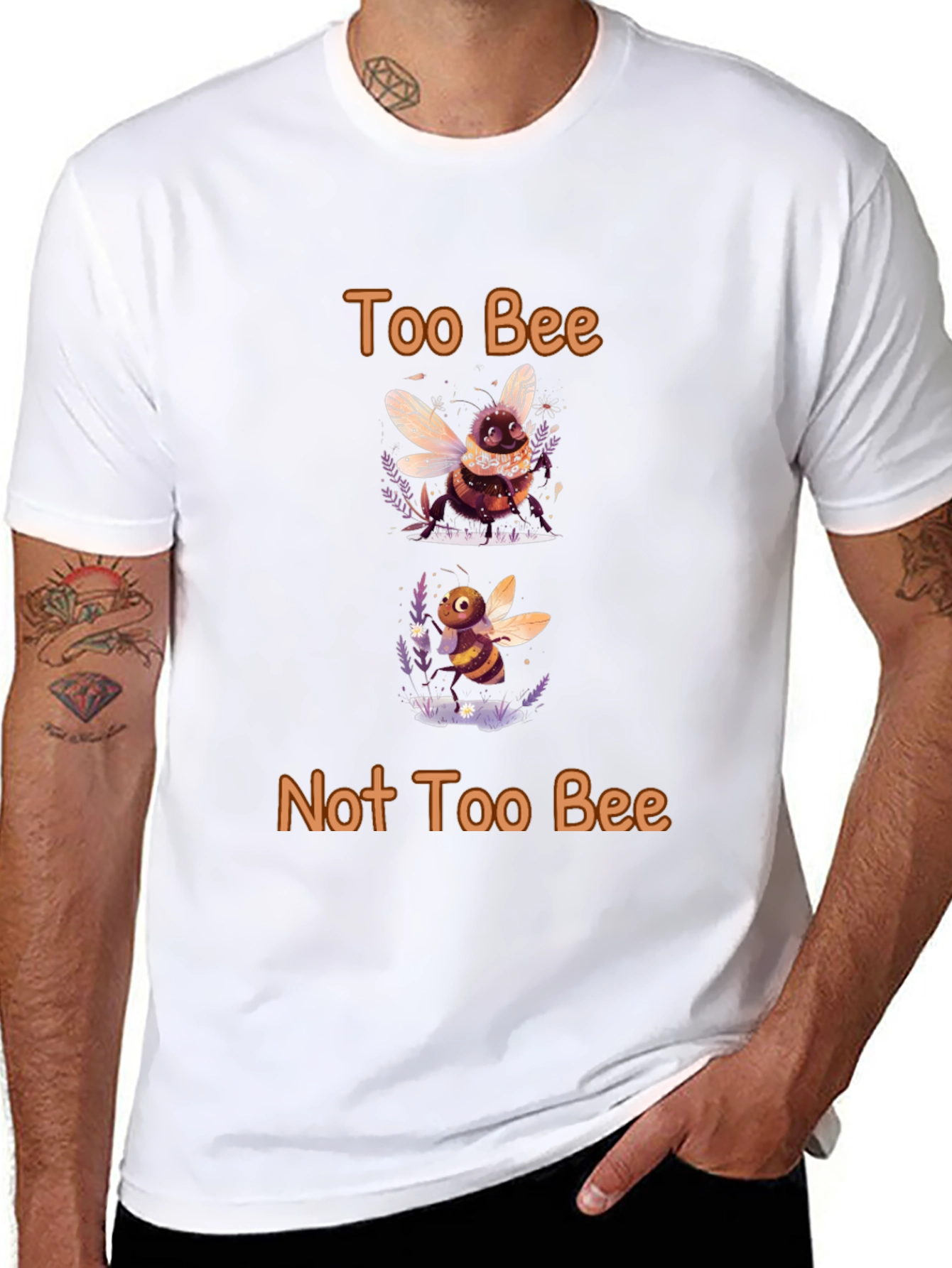 Too Bee or Not Too Bee Black T-Shirt