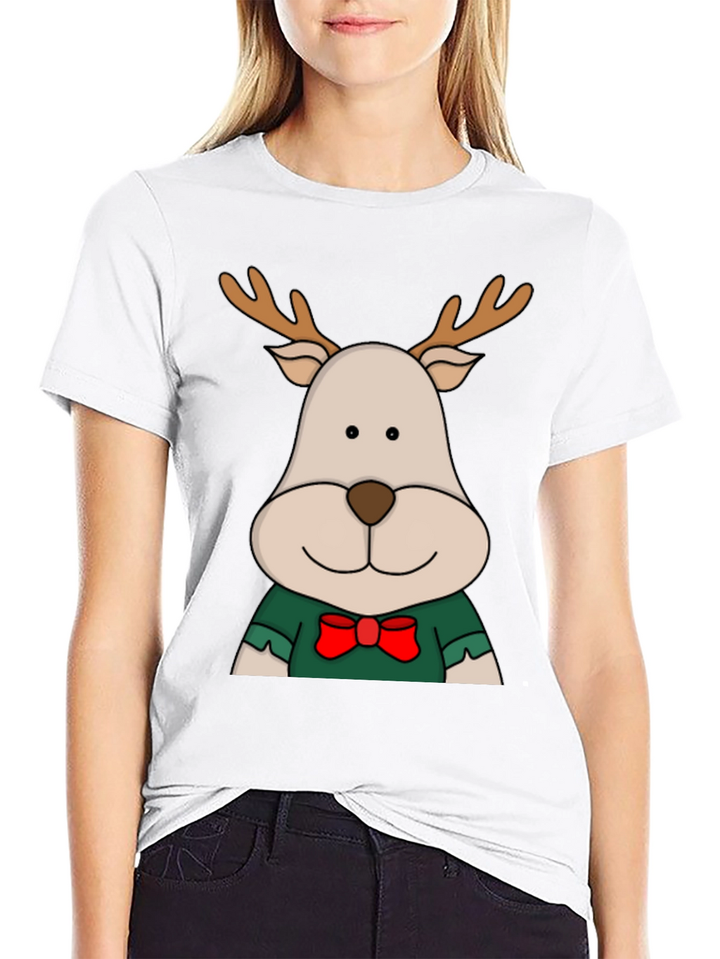 Reindeer Graphic Tee - Holiday Season Cheer!